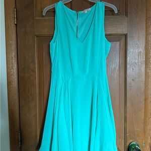 GB Girls Vibrant Aqua Sleeveless Dress